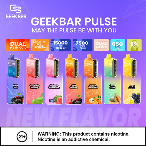 geek bar pulse flavors