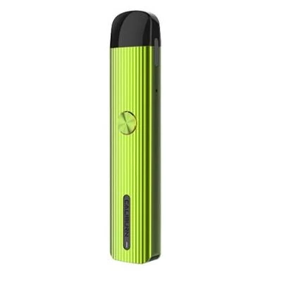 A bright green pen style vape by UWELL. 