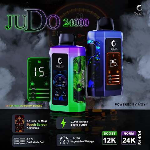 iJoy TaijiZen Judo 24K disposable vape features