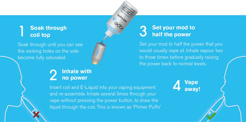 how to prime your vape coils