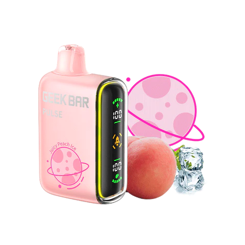 juicy peach ice geek bar pulse