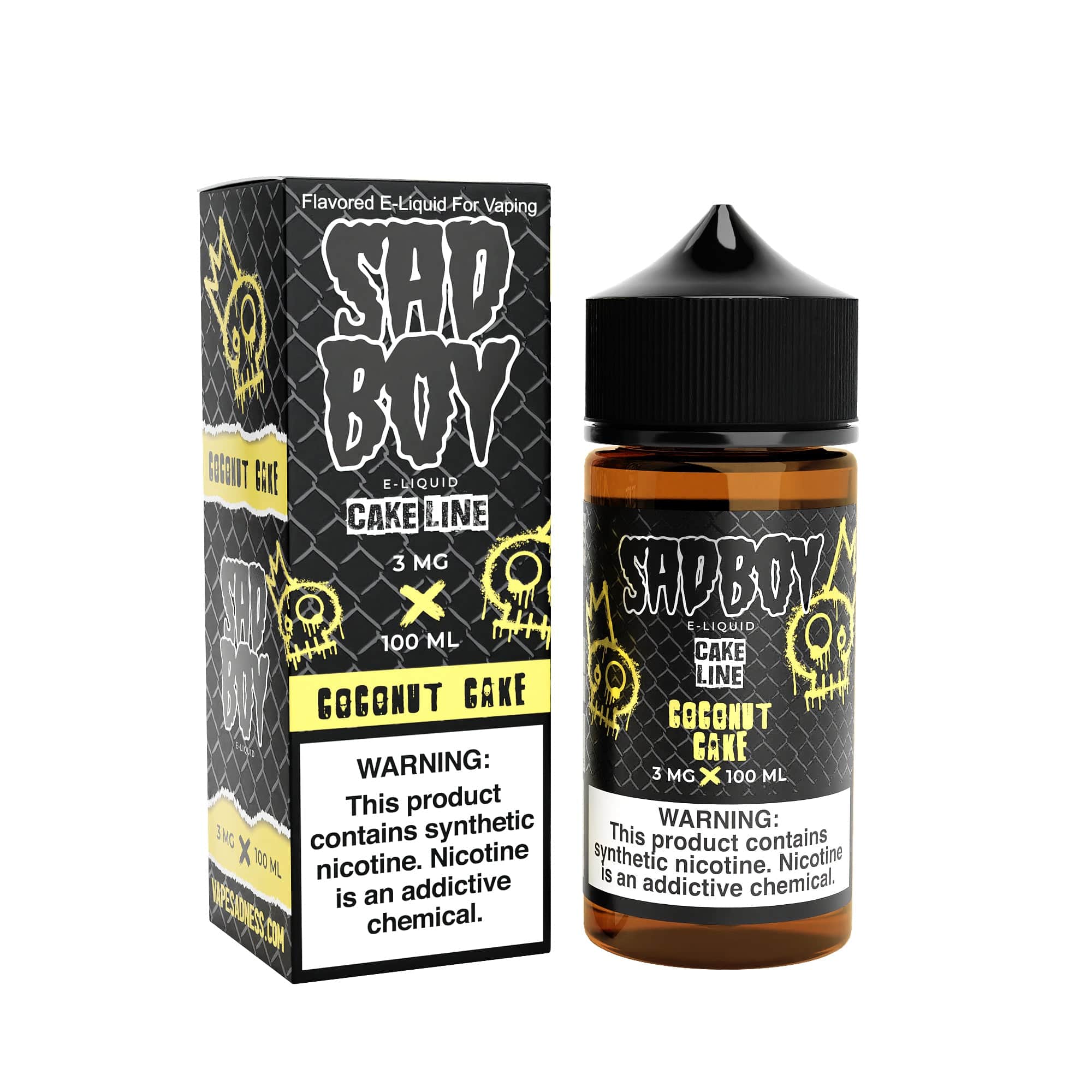 Sadboy Cake Line Coconut Cake 100ml TF Vape Juice