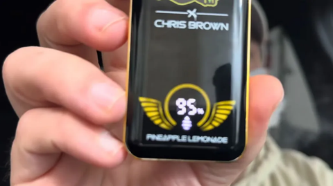 chris brown cb15k disposable vape synchronized wing animation