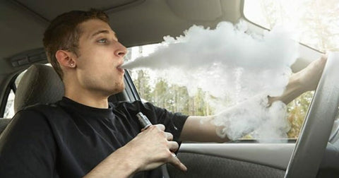 vaping in a vehicle