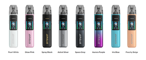 Different colors of the Argus G2 product