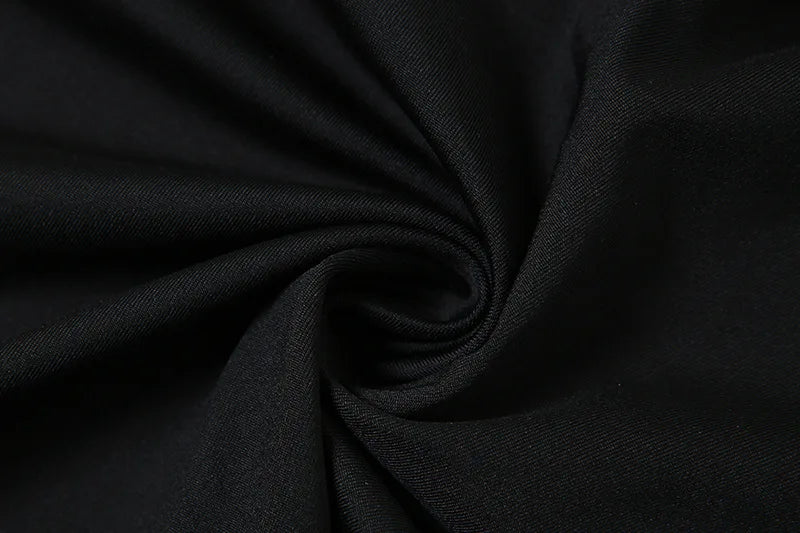 Spring Patchwork Deep V Neck Bandage Mini Dress - Image 7