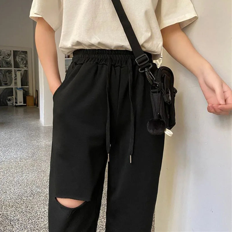 Baggy Wide Leg Sweatpants: Women's High Waist Casual Trousers - Image 7