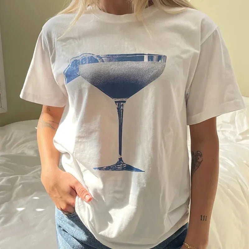 Emo Girl Grunge Fairy Streetwear Short Sleeve T-shirt Collection - Image 4