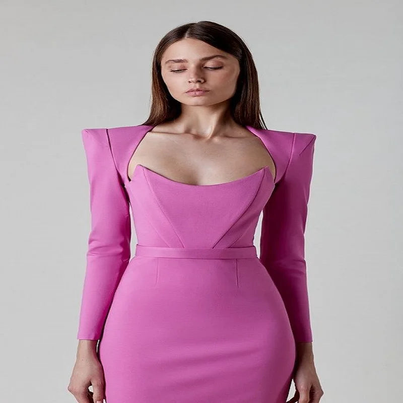 Cut Out Split Bodycon Dress for Evening Parties - Image 5
