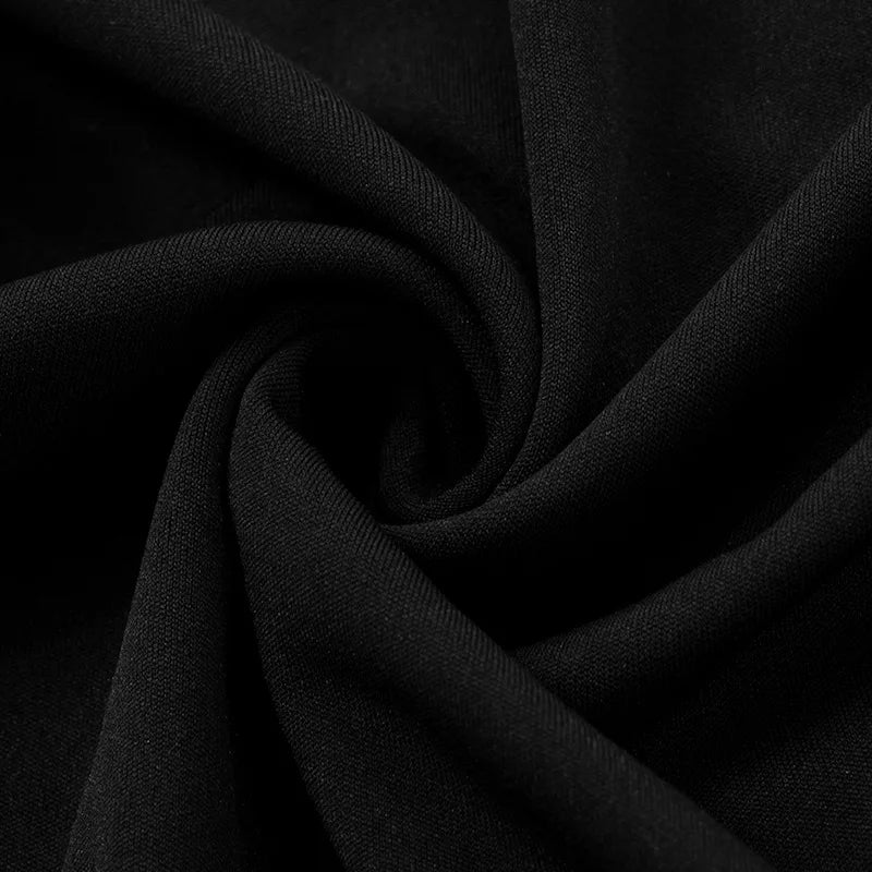 Sexy Mock Neck Hollow Out Bodycon Mini Dress for Women - Image 6