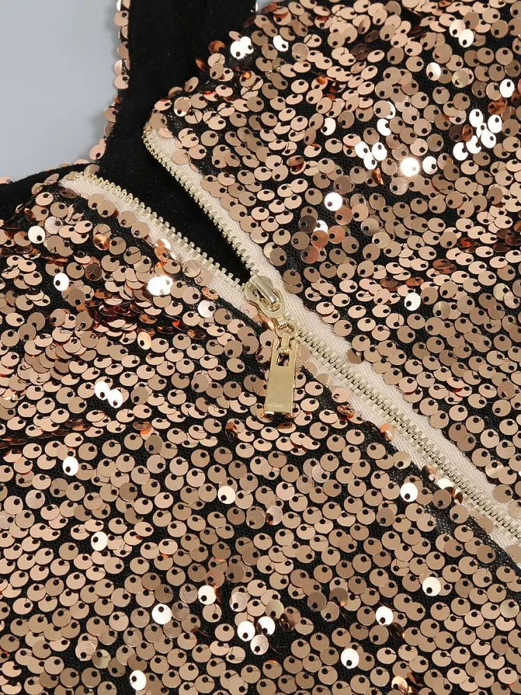 Luxury Sequins 2 Piece Evening Party Dres Suits for Women - Image 6