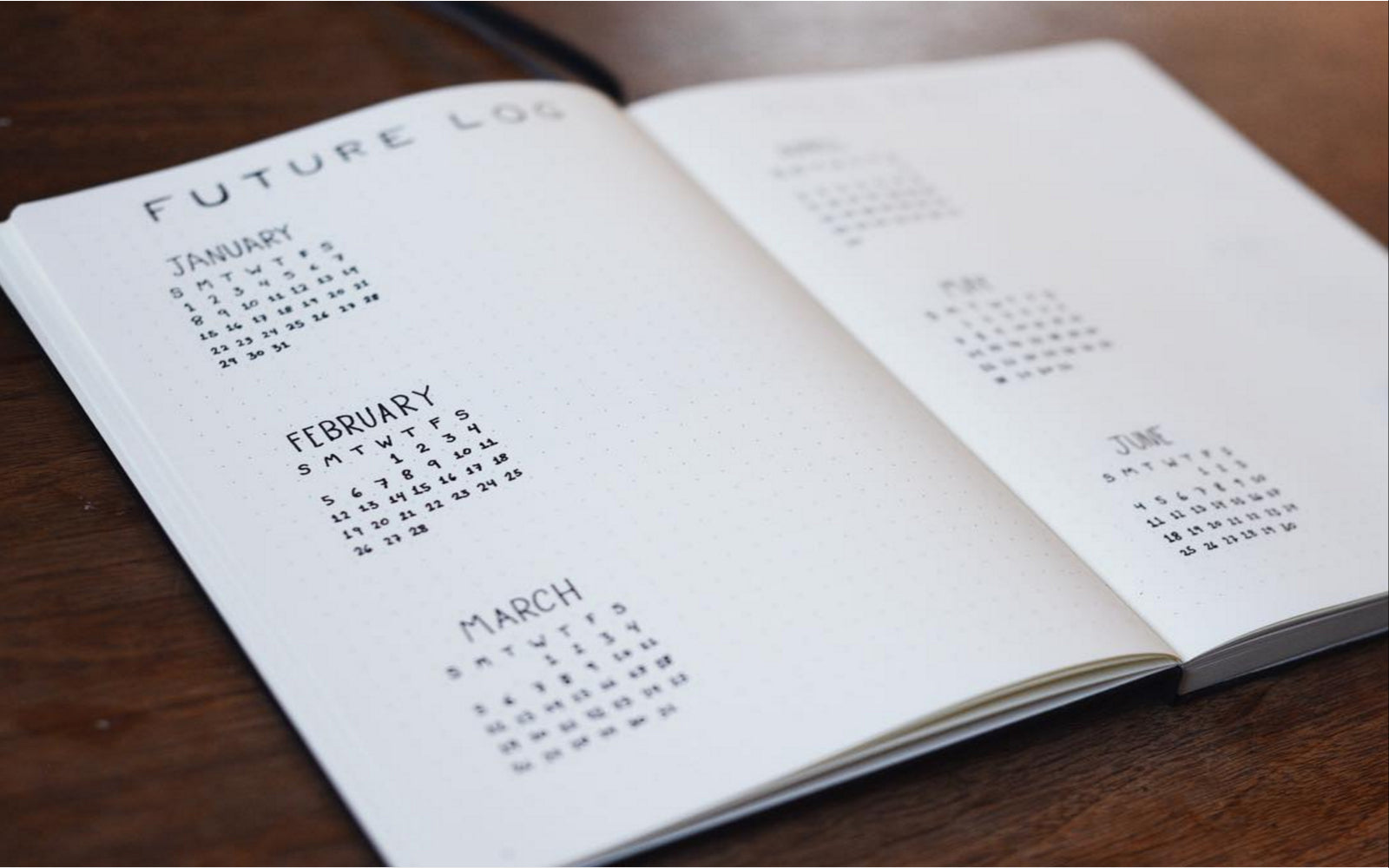 Future Logs Bullet Journal