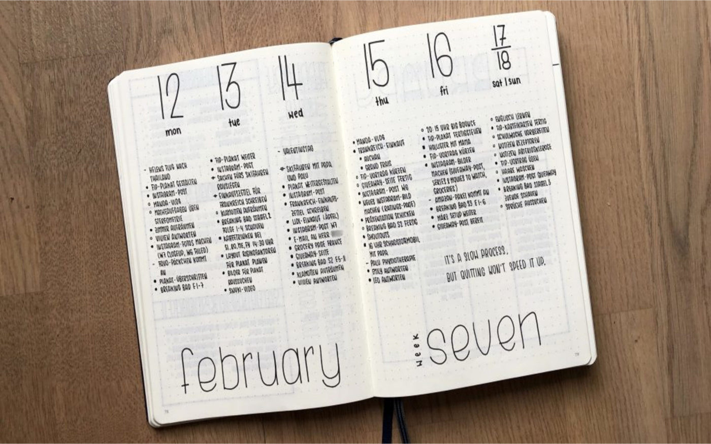 show tell with flyingpaperwords - bullet journal instagrams you need to follow