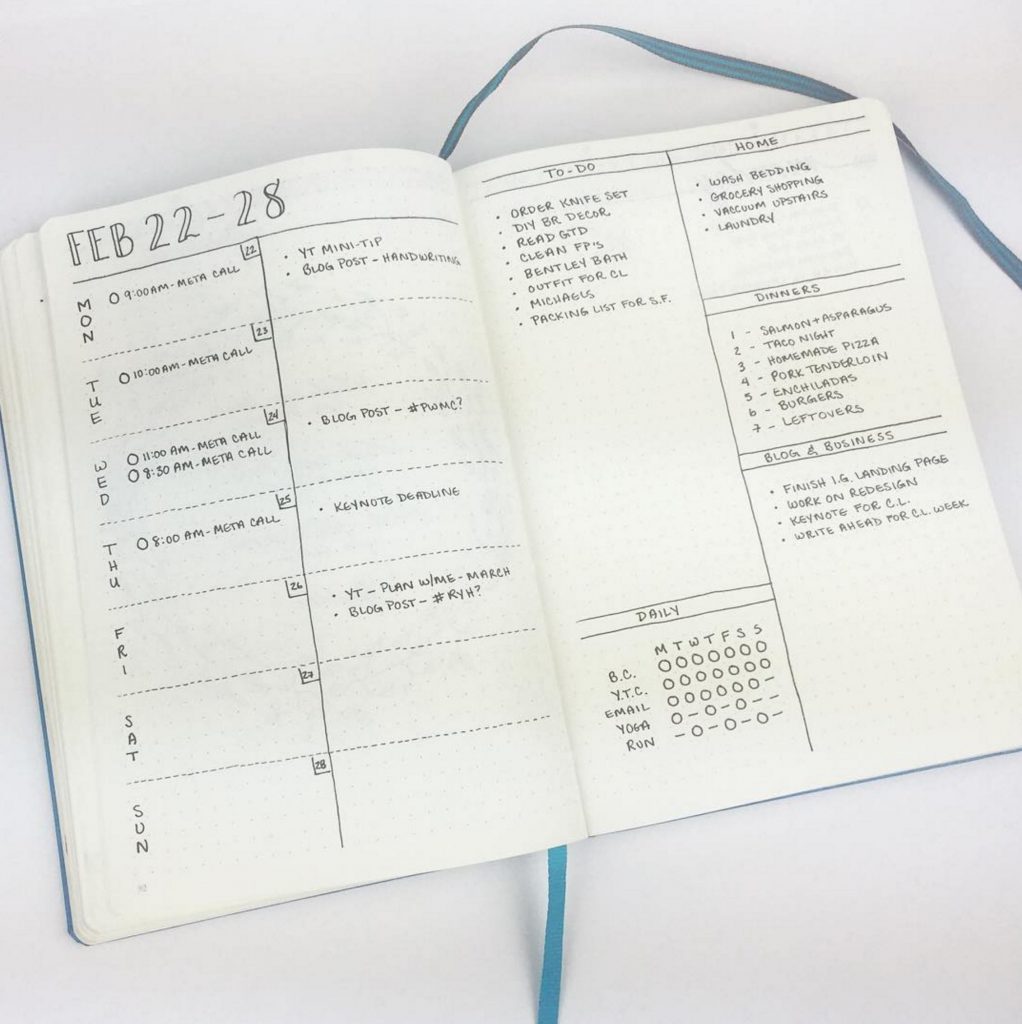 Top 5 BuJo Ideas in 2016 - Bullet Journal