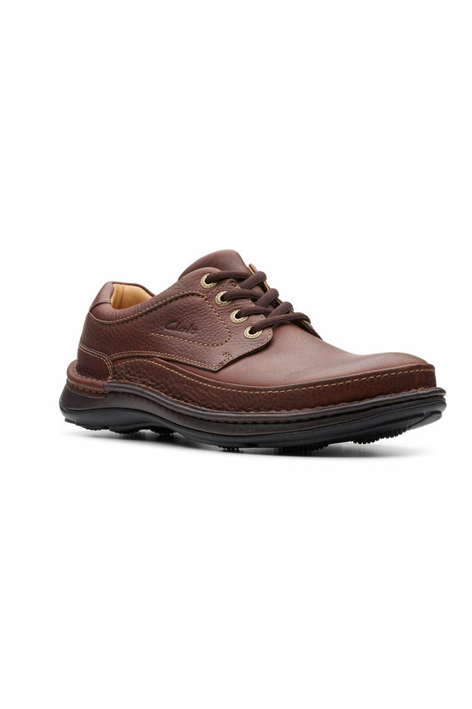 Oblea Óptima pecado Clarks Nature Three Mahogany at Meeks Shoes est.1901