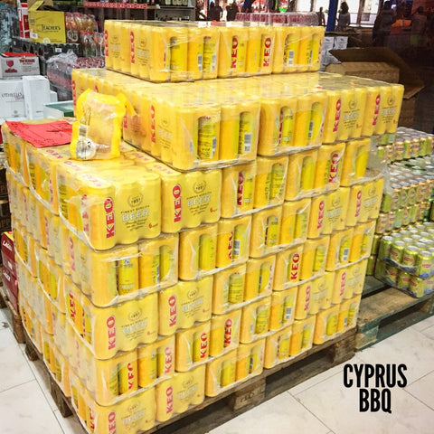 A Pallet of Cypriot Keo Beers