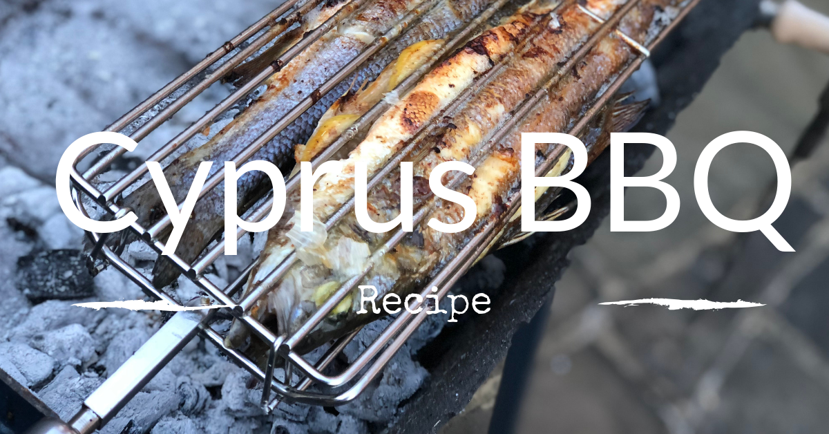 Whole Sea Bass Cooked on a Cyprus BBQ