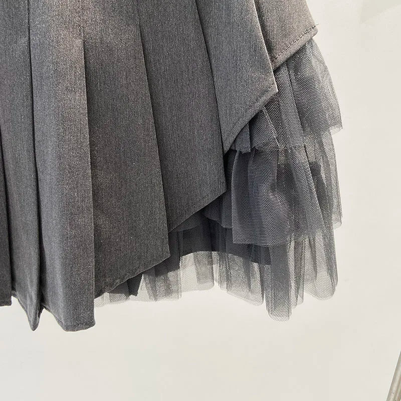 High Waist Women's A-line Pleated Skirt for Summer - Image 6