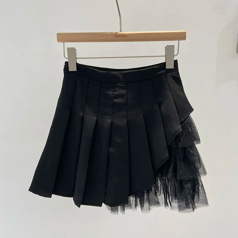 High Waist Women's A-line Pleated Skirt for Summer - Image 5