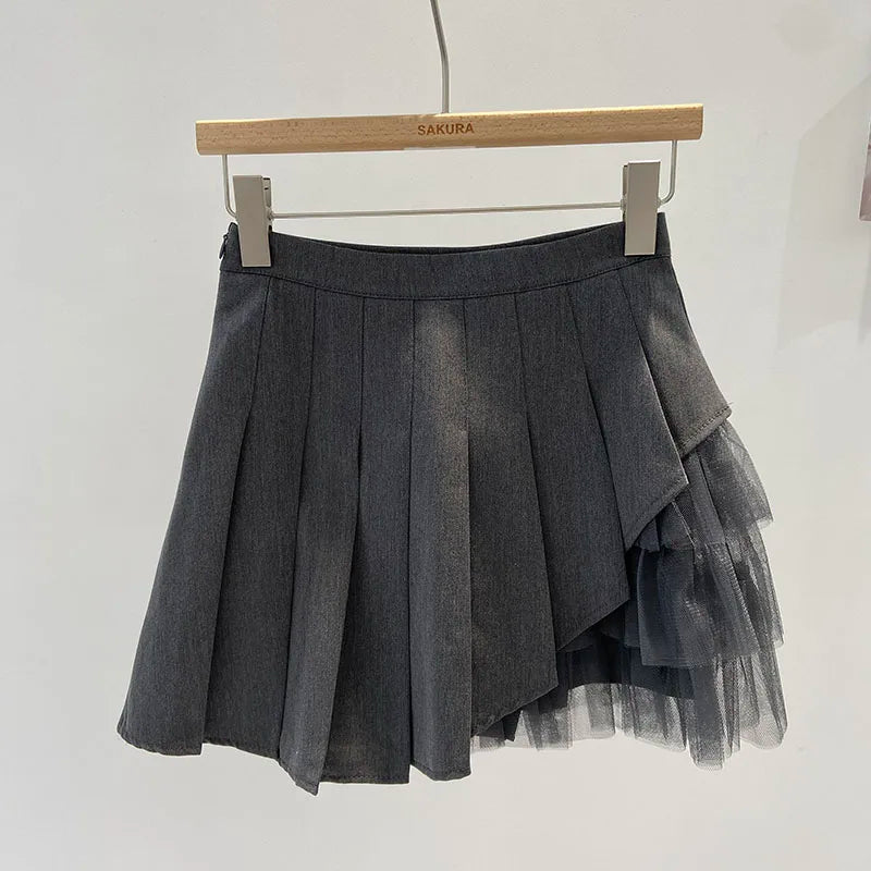 High Waist Women's A-line Pleated Skirt for Summer - Image 4