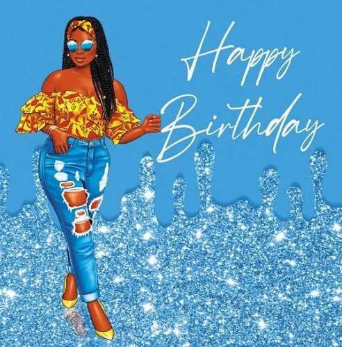 happy birthday gif for her black woman