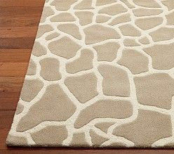 giraffe print rug