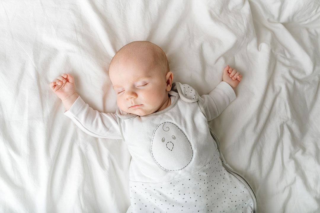 baby sleeping in zen sack