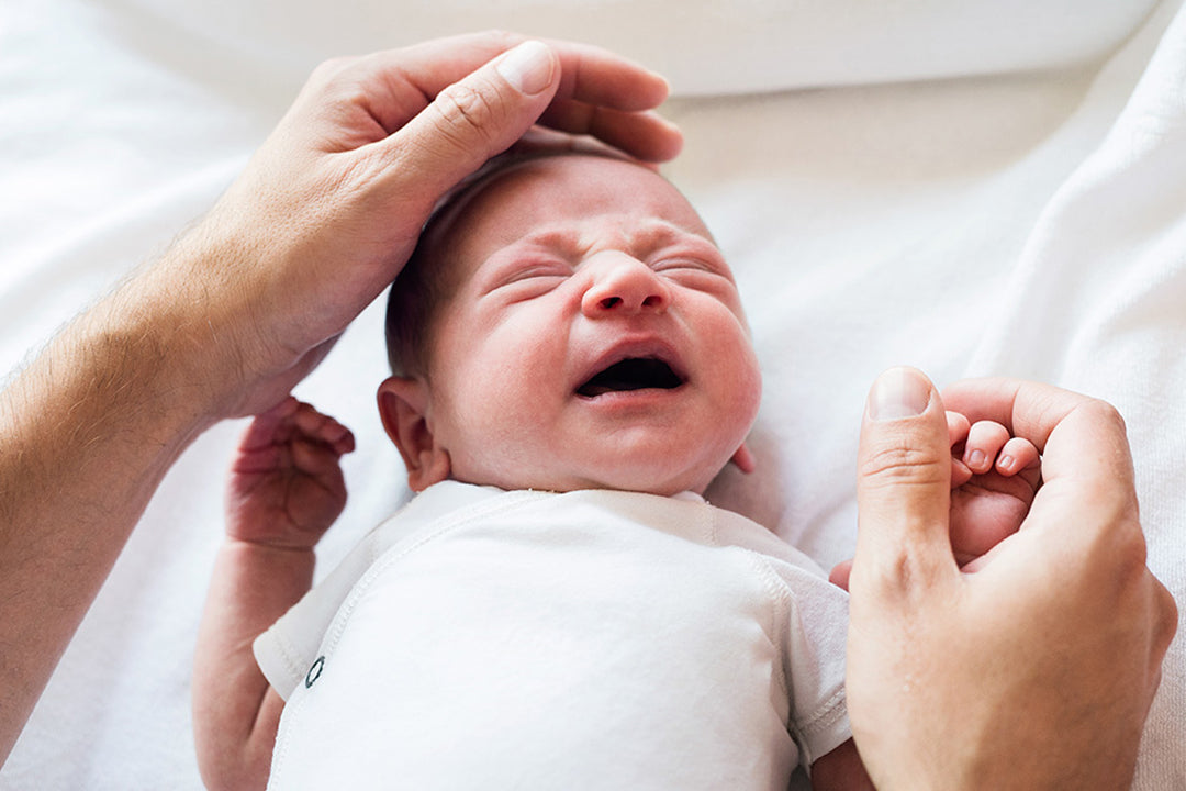 two babies crying