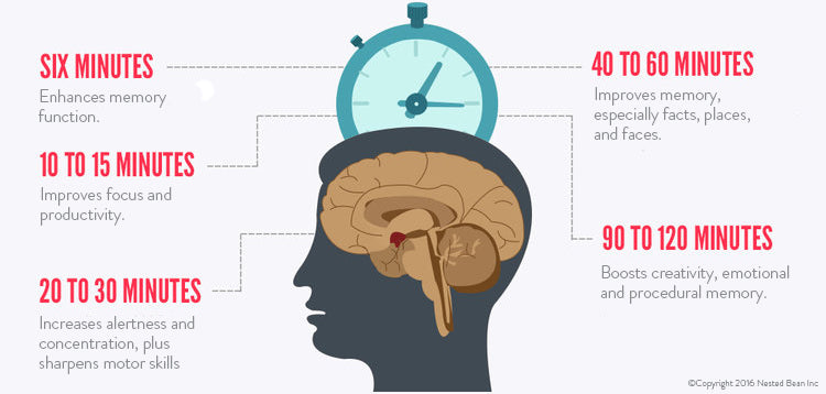 Napping Infographic - How Napping Improves Our Mental Abilities