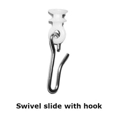 swivel slide with attached hook