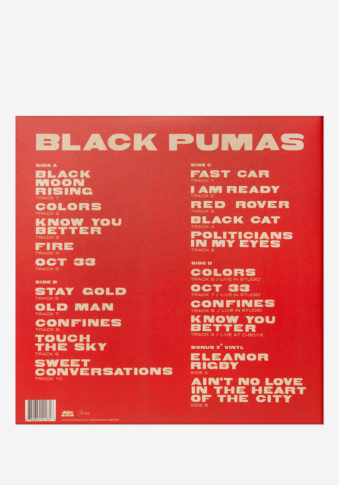 curva salida casado Black Pumas-Black Pumas Deluxe Edition Exclusive 2LP+7" (All My Favorite  Colors) Color Vinyl | Newbury Comics
