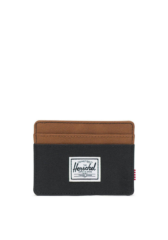 brown card wallet