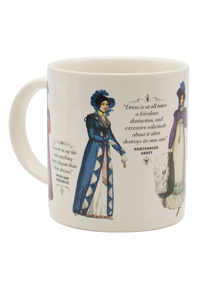 JANE AUSTEN Jane Austen's Regency Finery 12 oz Heat Change Mug
