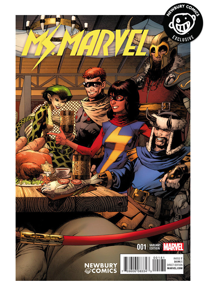 Marvel Comics Ms Marvel 1 Chris Stevens Variant Cover