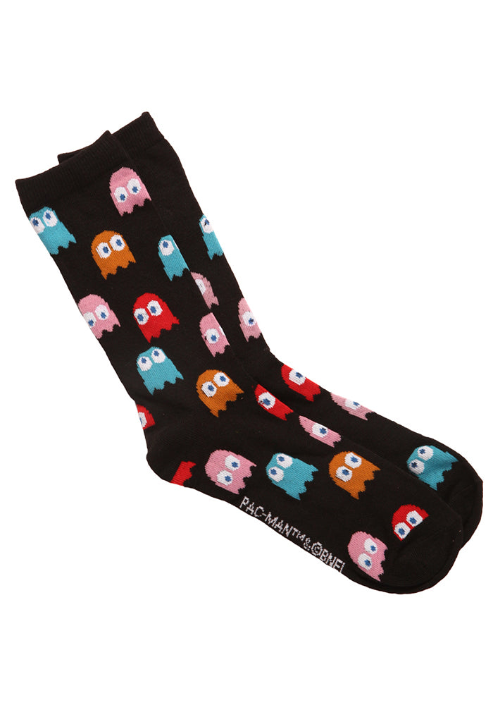 Pacman Ghosts Crew Socks Newbury Comics