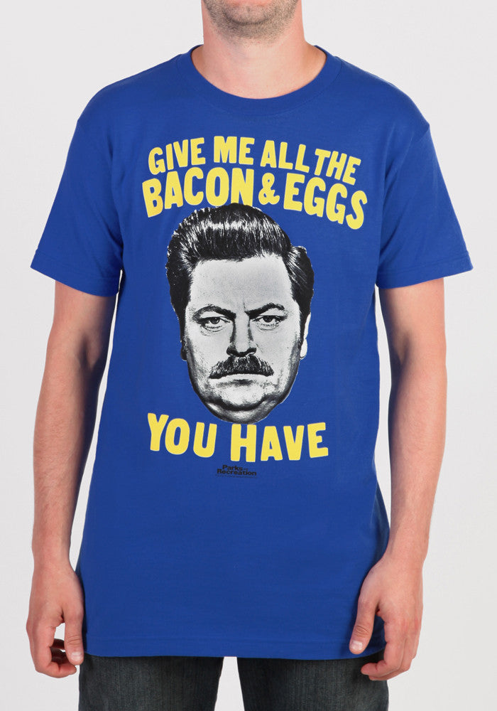 Parks & Recreation-Parks And Recreation Bacon And Eggs T-Shirt|Newbury ...