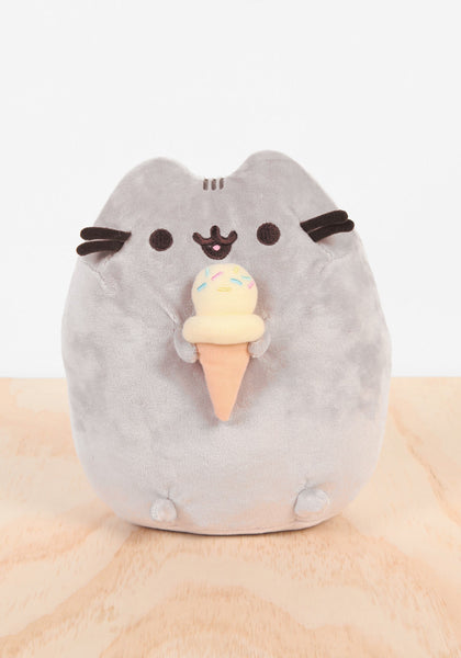 Pusheen with Ice Cream Plush | Newbury Comics