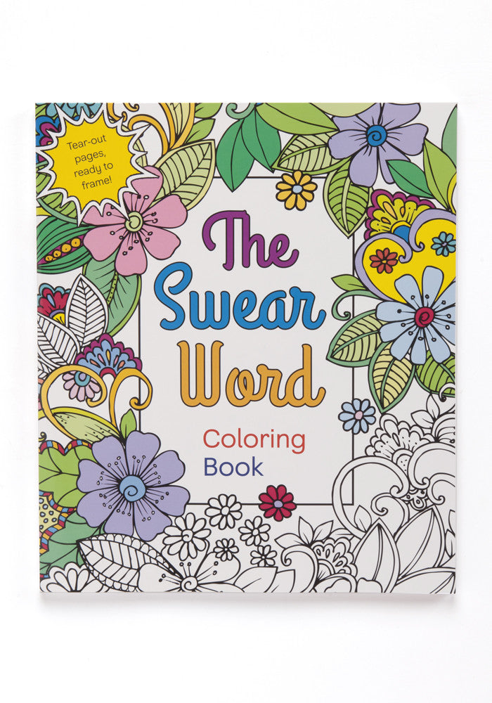 Hannah Caner The Swear Word Adult Coloring Book Newbury Comics