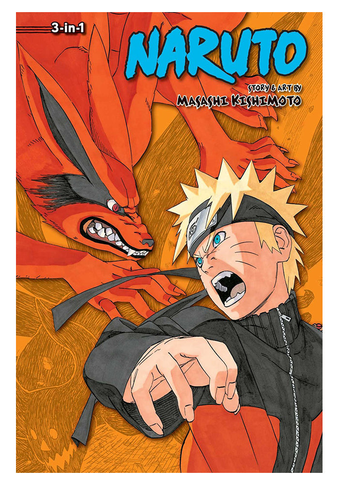 Viz Media Naruto 3 In 1 Edition Vol 17 Manga Newbury Comics