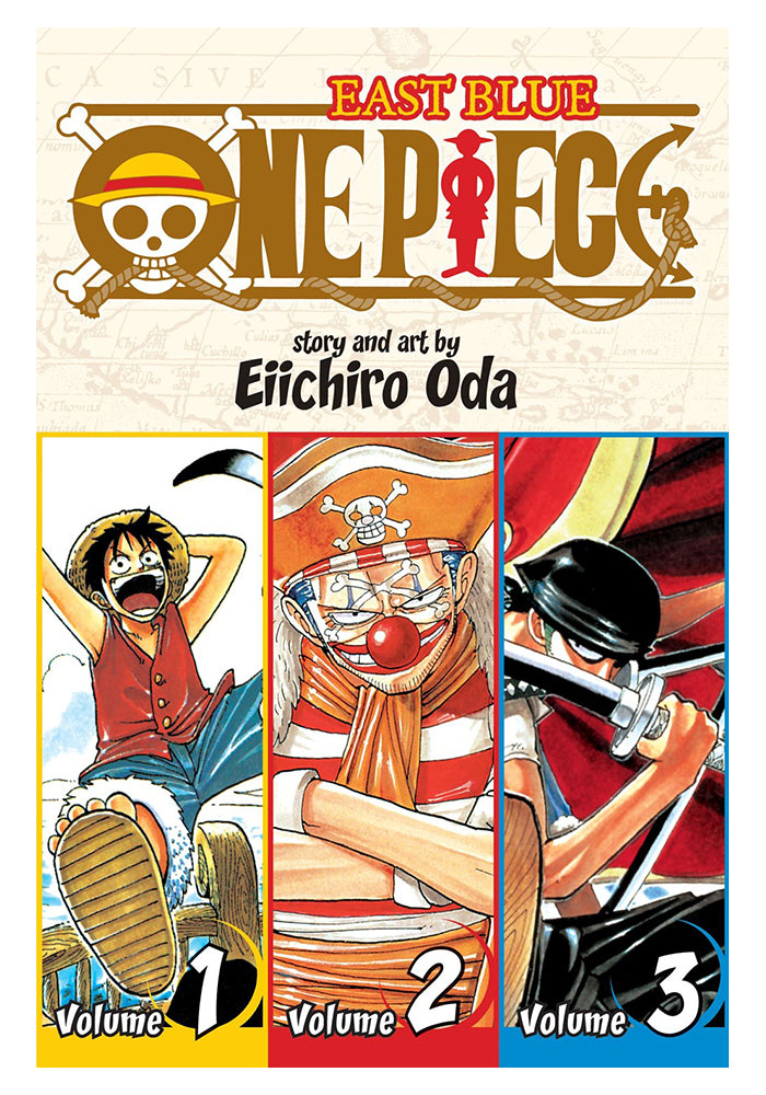 VIZ MEDIA-One Piece 3-in-1 Edition Vol. 1 Manga | Newbury Comics