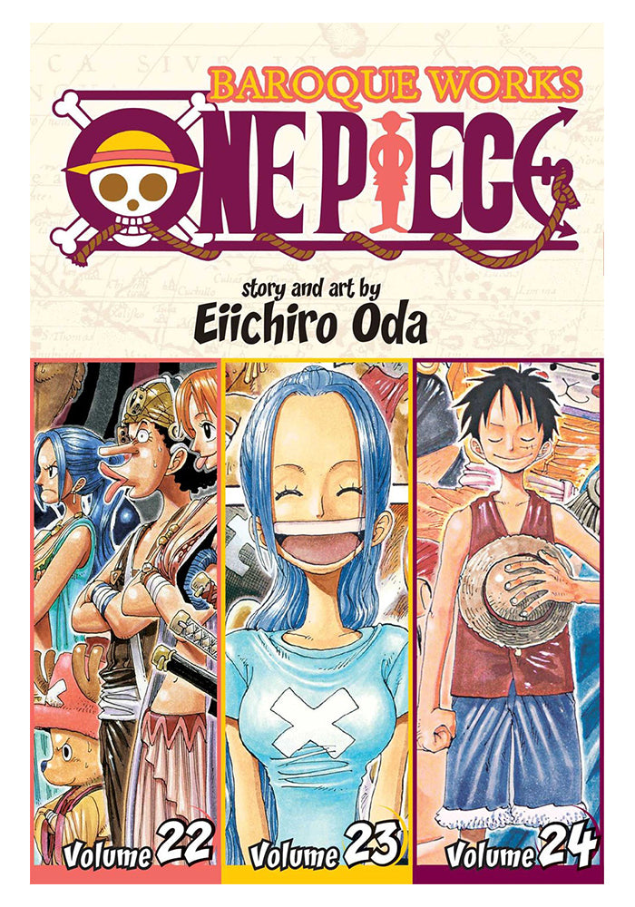 Viz Media One Piece 3 In 1 Edition Vol 8 Manga Newbury Comics