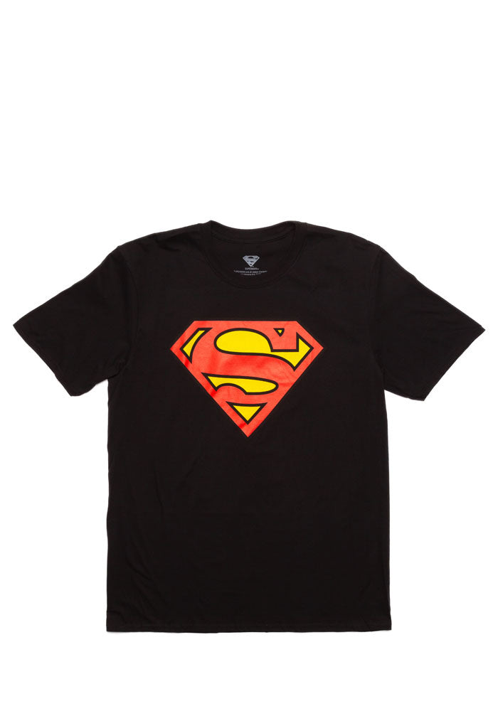 SUPERMAN Superman Logo T-Shirt - Black