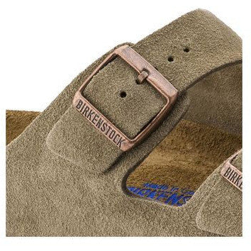 verden Sui Formand Birkenstock Arizona Soft Footbed Suede Sandal - Taupe – Shop Southern Roots  TX