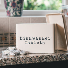 dishwasher tablets storage