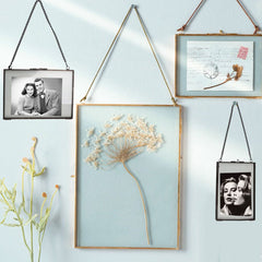 combination of hanging floating frames
