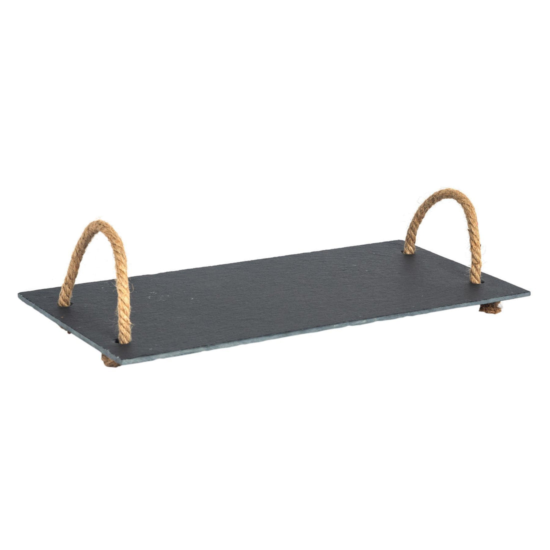 Argon Tableware Slate Rope Handle Serving Platter