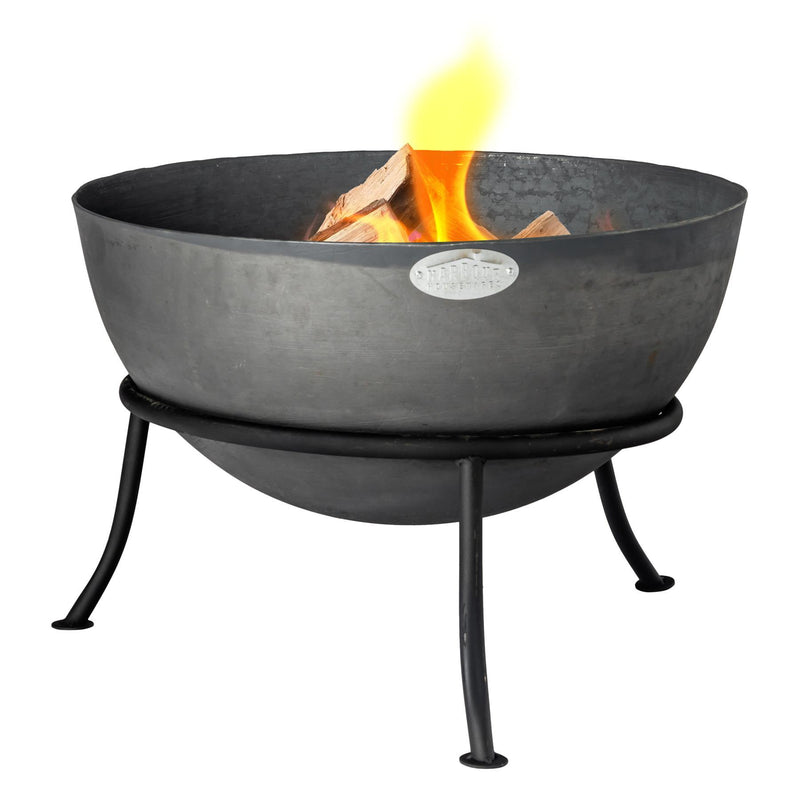 Steel Garden Fire Pit - 60cm - By Harbour Housewares