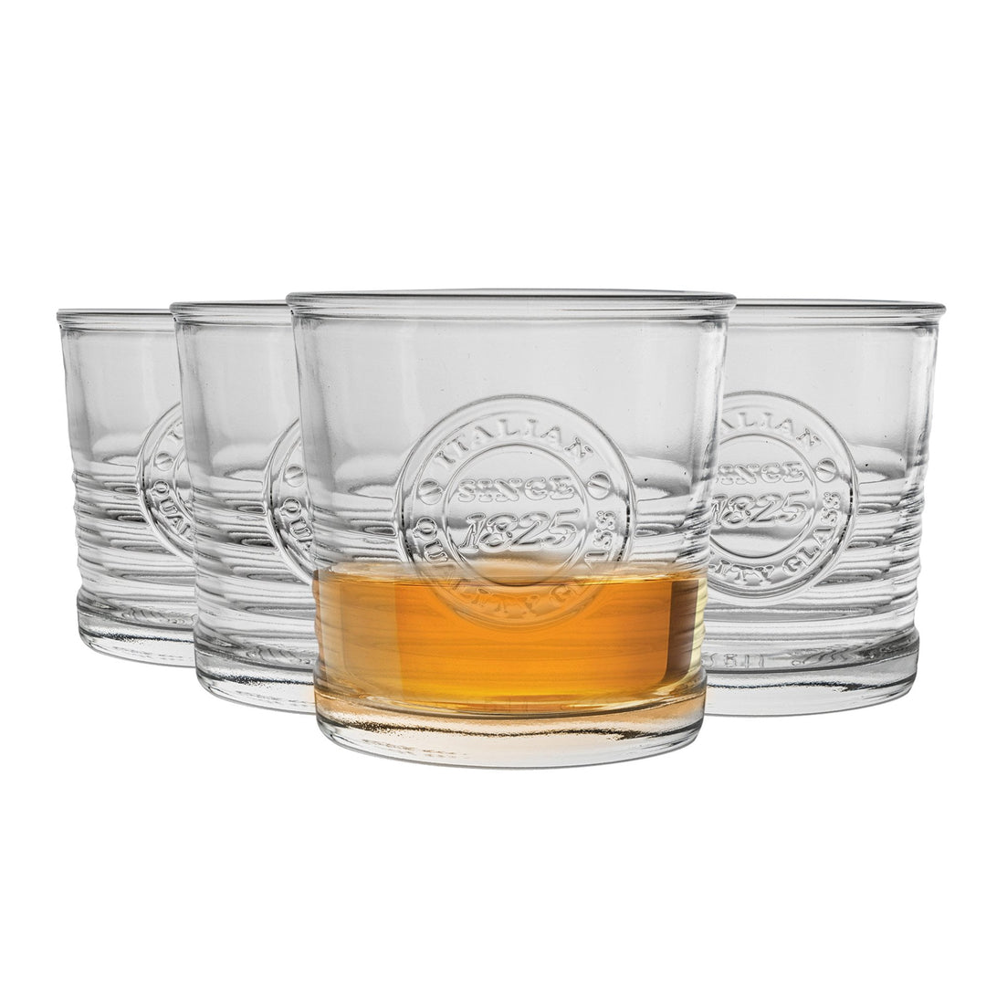 Bormioli Rocco Officina 1825 Double Whisky Glasses - 300ml - Pack of 4 