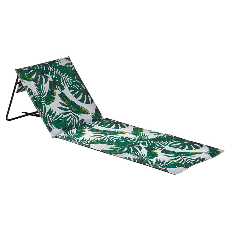 Folding Canvas Beach Lounger - By Harbour Housewares