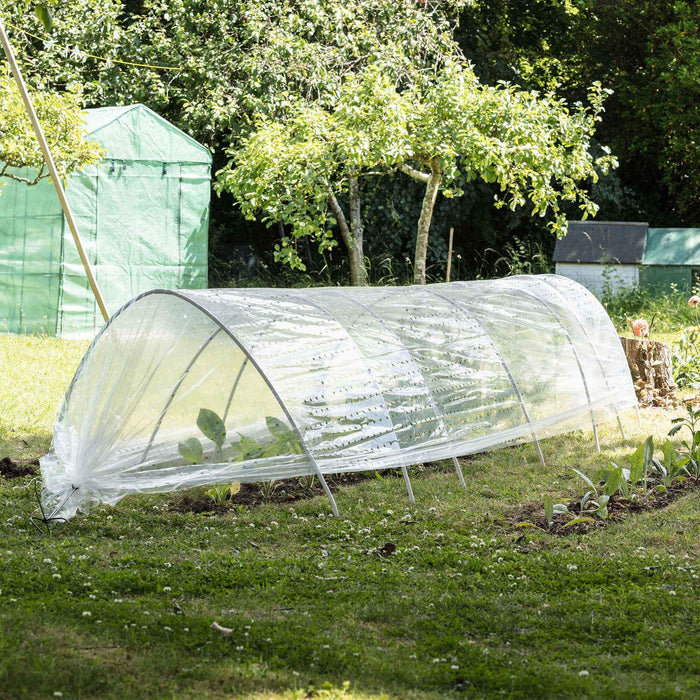 Metal Vegetable Polytunnel with PVC Cover - By Harbour Housewares